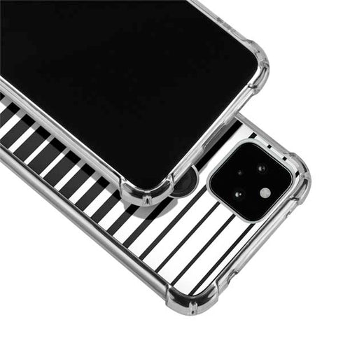 Modern Stripes Google Pixel 5 Clear Case